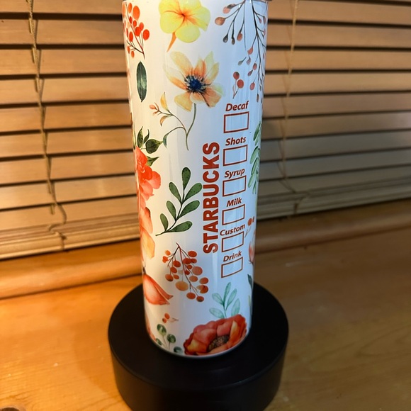 Coffee Theme 20oz Skinny Stainless Steel Tumbler - Picture 3 of 3